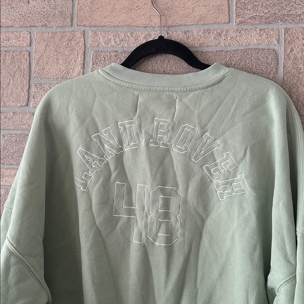 Land Rover Sweatshirt Casual Oversized Green Spring size S - Picture 7 of 8